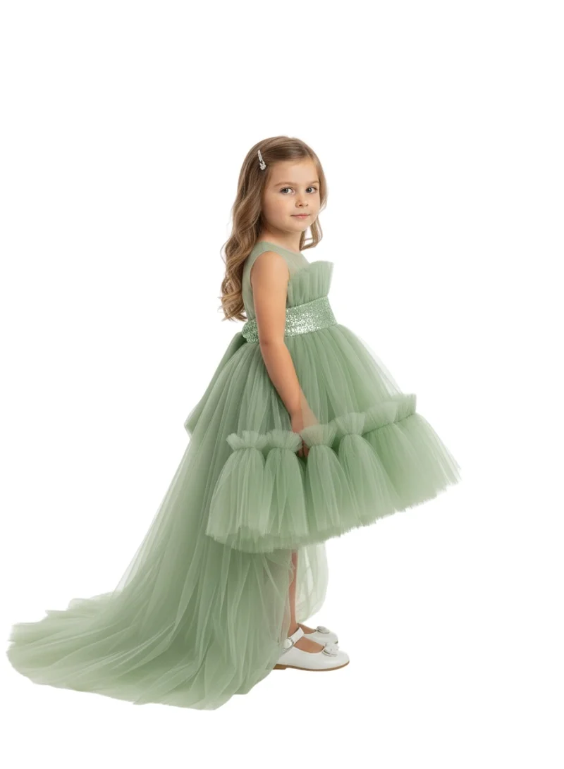 دىدانيالا فستان تول بكشكشة بتصميم هاي لو